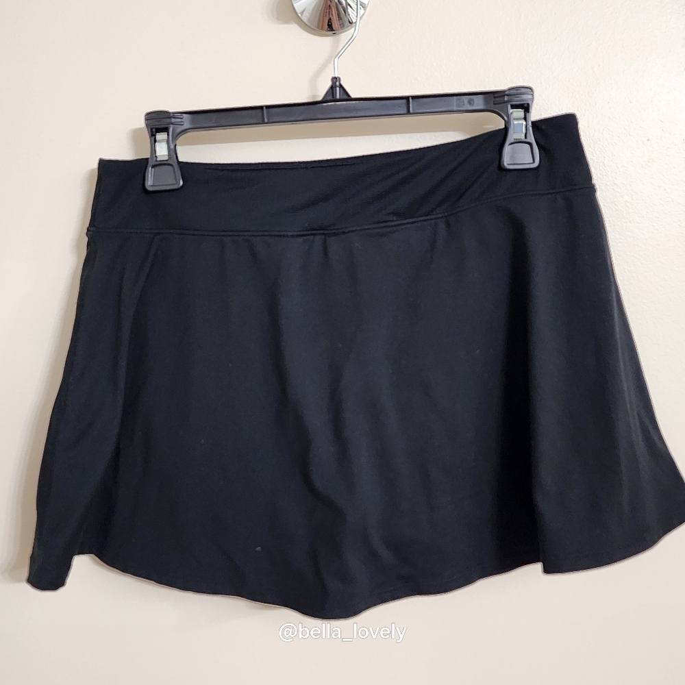 Nike Black Tennis Skirt With Shorts Skort - Picture 4 of 6